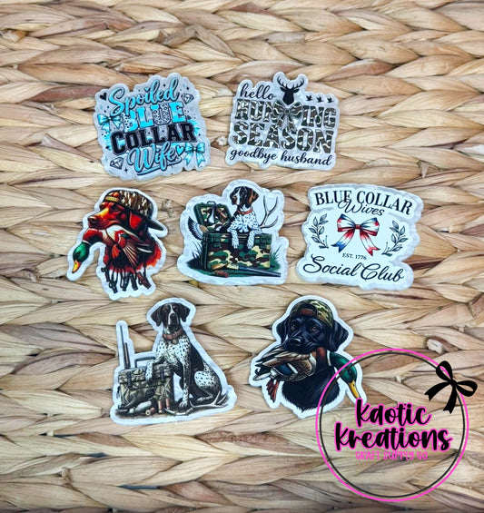 7pc FLATBACK ACRYLIC BUNDLE FB9 (1ct)
