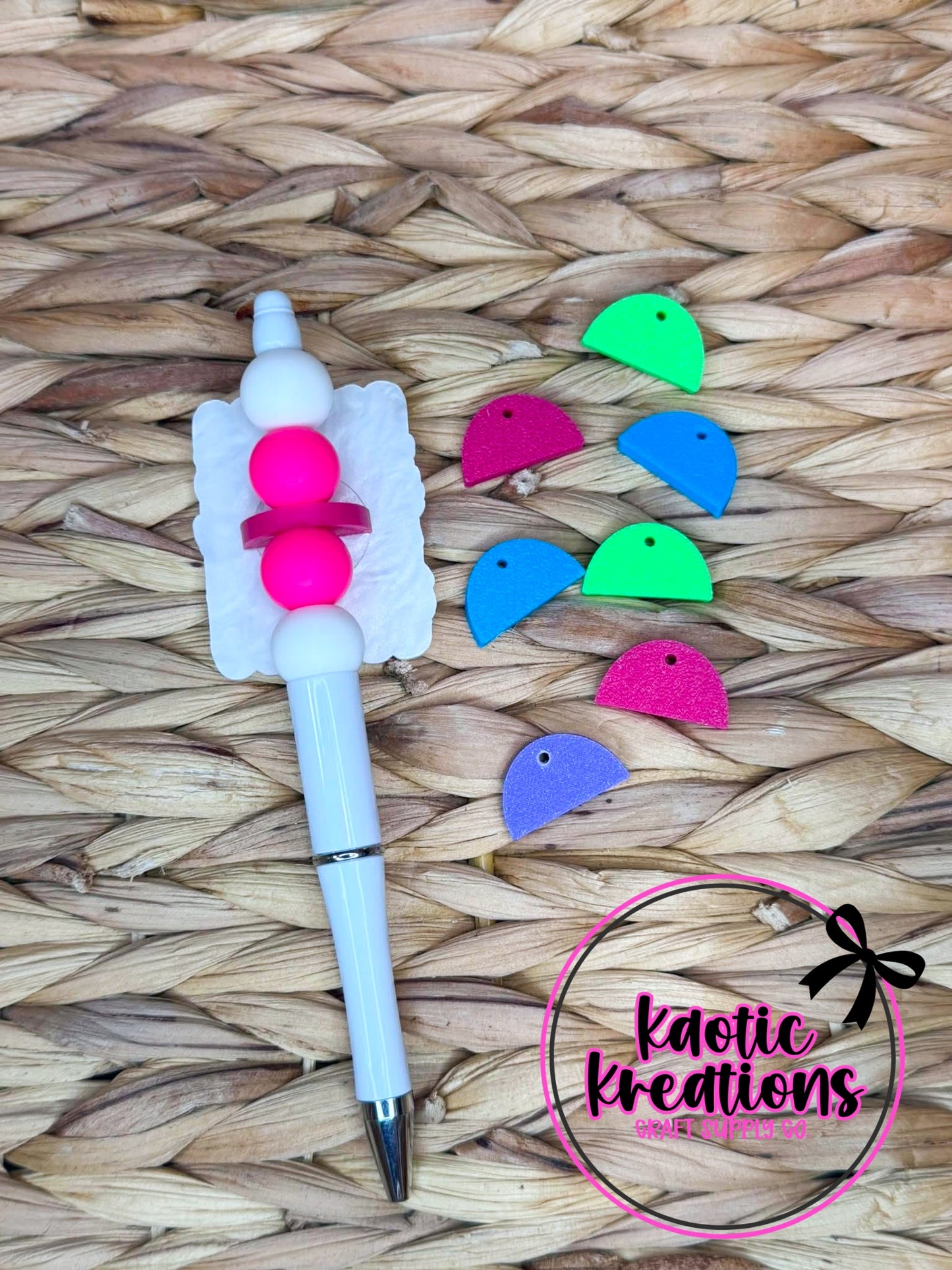 3D PRINTED BEADABLE FLATBACK ATTACHMENT (1ct)