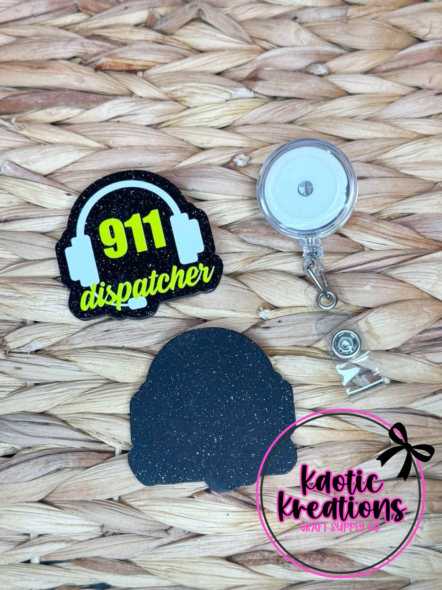 *CUSTOM* FLATBACK ACRYLIC 911 DISPATCHER F192 (1ct)