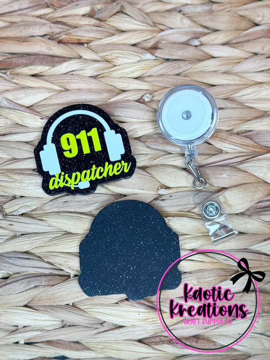 *CUSTOM* FLATBACK ACRYLIC 911 DISPATCHER F192 (1ct)