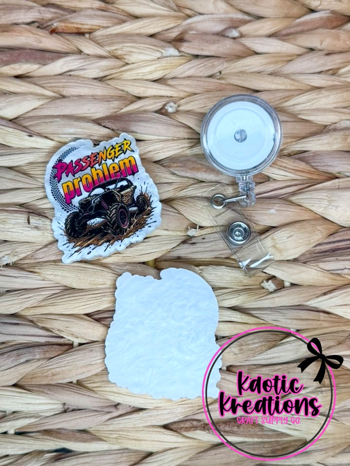 *CUSTOM* FLATBACK ACRYLIC PASSENGER PROBLEM F285 (1ct)