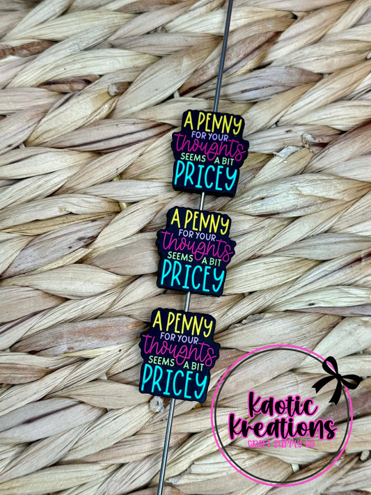 A PENNY FOR YOUR THOUGHTS SILICONE FOCAL D524 (1ct)