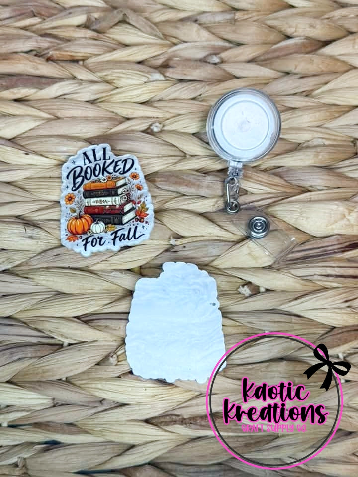 *CUSTOM* FLATBACK ACRYLIC ALL BOOKED F299 (1ct)