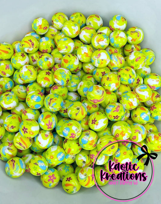 P728 GREEN EASTER 15MM PRINT (1ct)