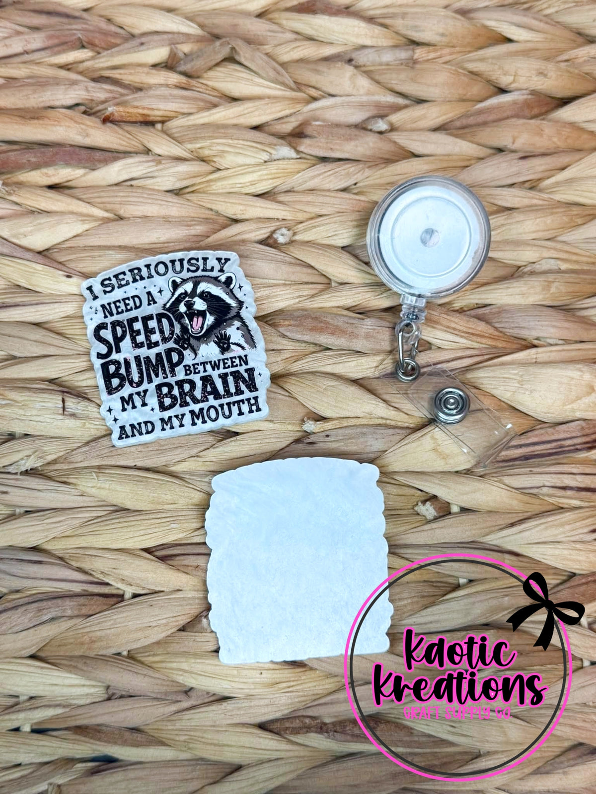 *CUSTOM* FLATBACK ACRYLIC I NEED A SPEED BUMP F373 (1ct)