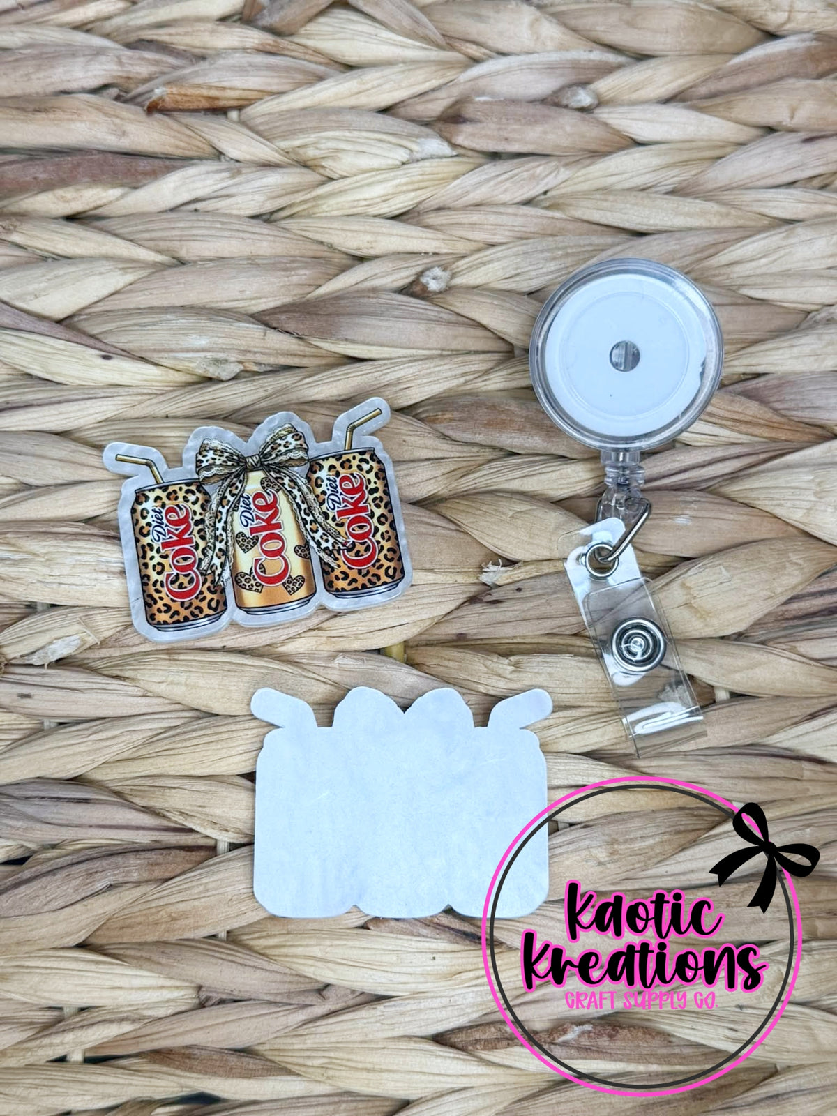 *CUSTOM* FLATBACK ACRYLIC DIET COKE F537 (1ct)