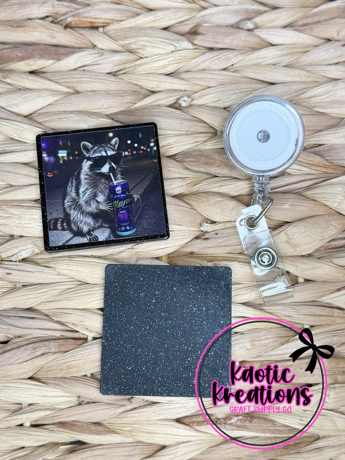 *CUSTOM* FLATBACK ACRYLIC ALANI RACCOON F514 (1ct)