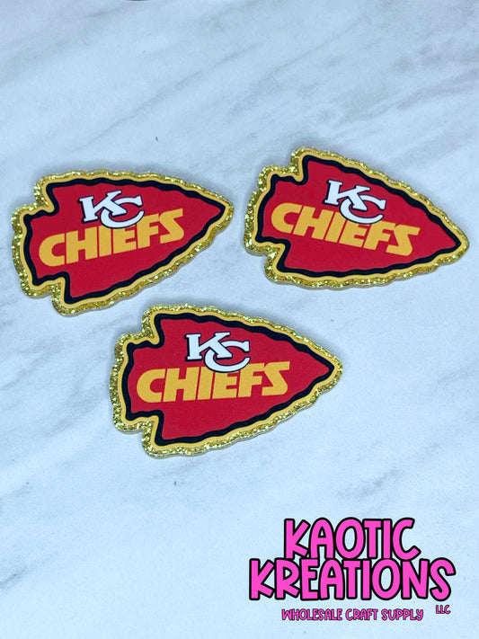 FLATBACK ACRYLIC CHIEFS F654 (1ct)