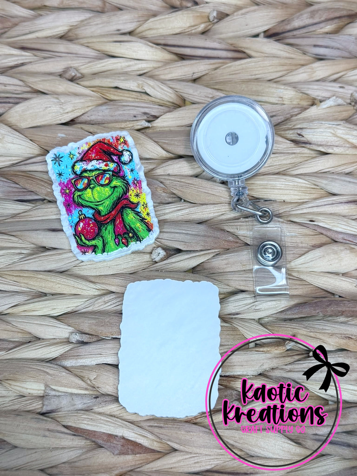 *CUSTOM* Flatback Acrylic Grinch F225 (1ct)