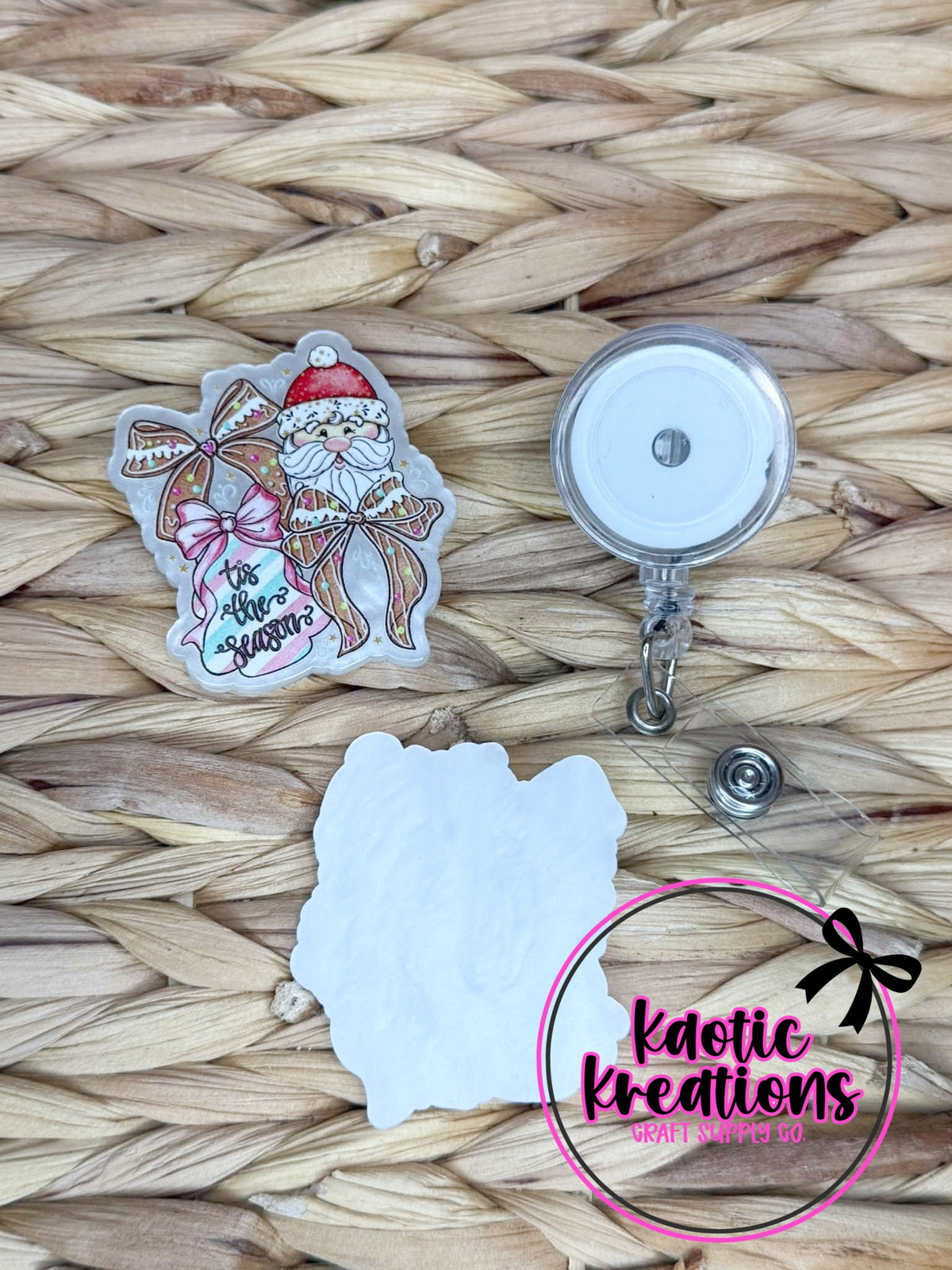 *CUSTOM* FLATBACK ACRYLIC TIS THE SEASON F731 (1ct)