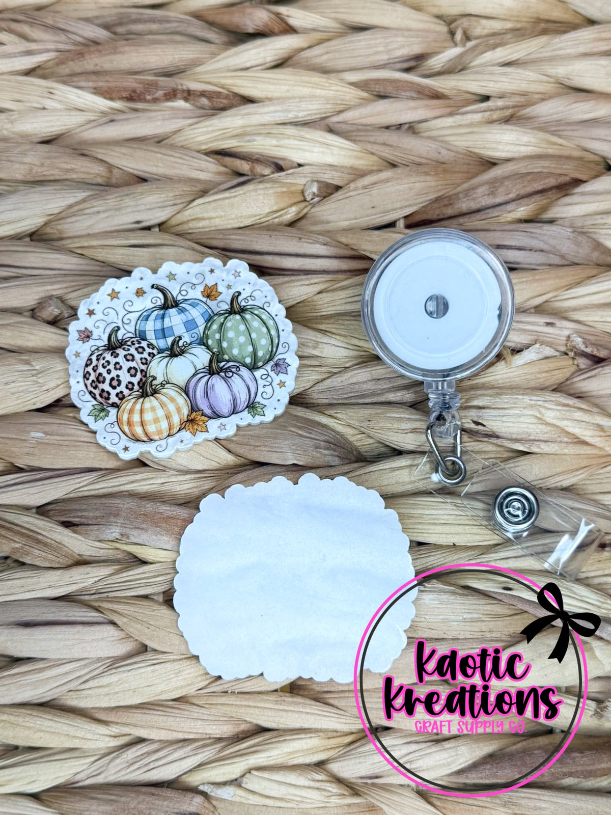 *CUSTOM* FLATBACK ACRYLIC PUMPKINS F737 (1ct)