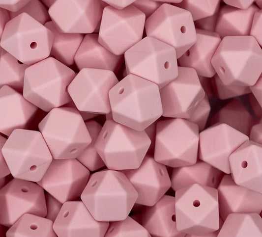 14MM HEXAGON PINK LEMONADE #87 (1ct)