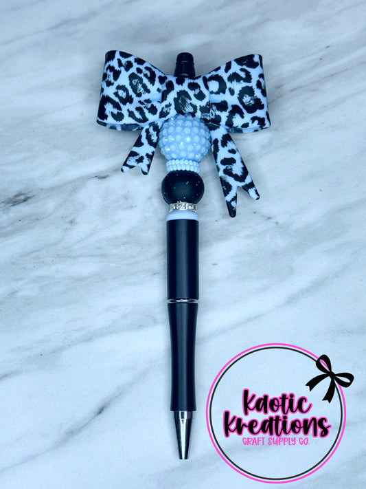 PRE-MADE BEADED PEN - JUMBO BOW BP4 (1ct)