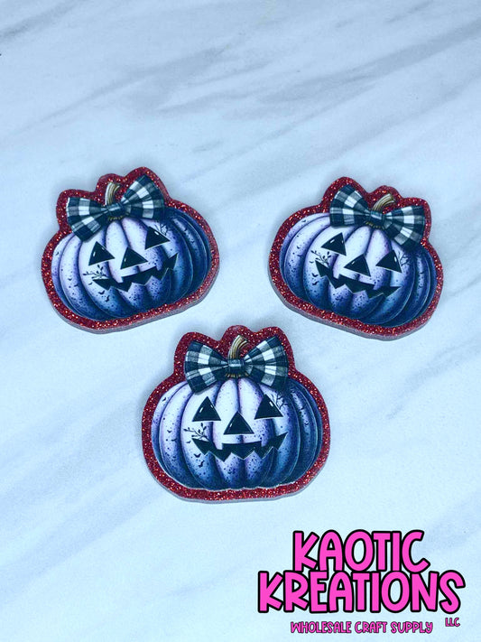 FLATBACK ACRYLIC PUMPKIN F451 (1ct)