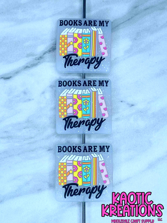 BOOKS ARE MY THERAPY SILICONE FOCAL D553 (1ct)
