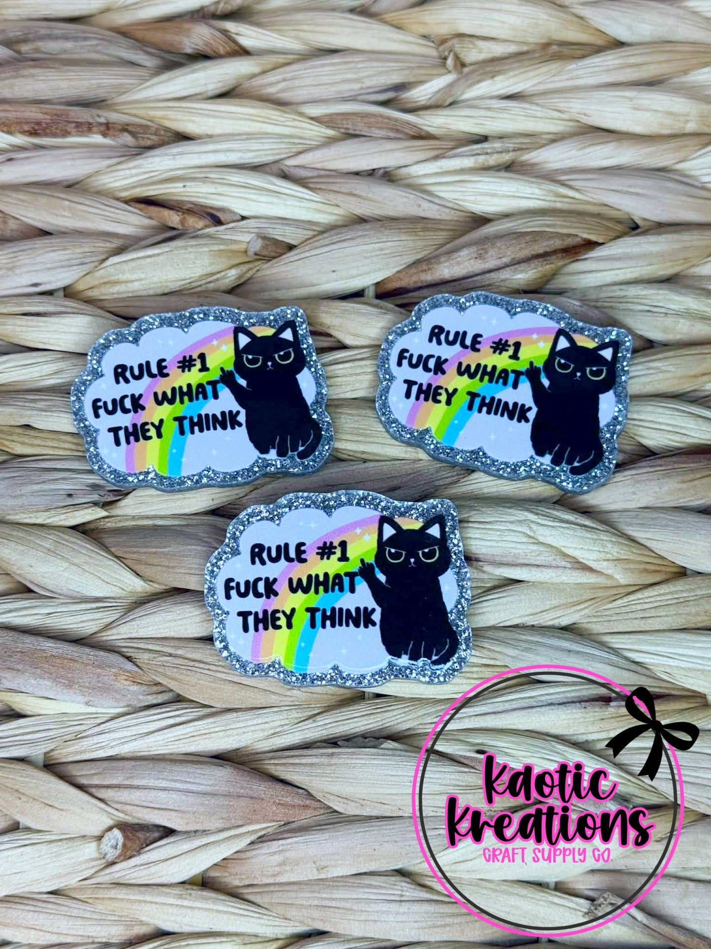 FLATBACK ACRYLIC RULE #1 F10 (1ct)