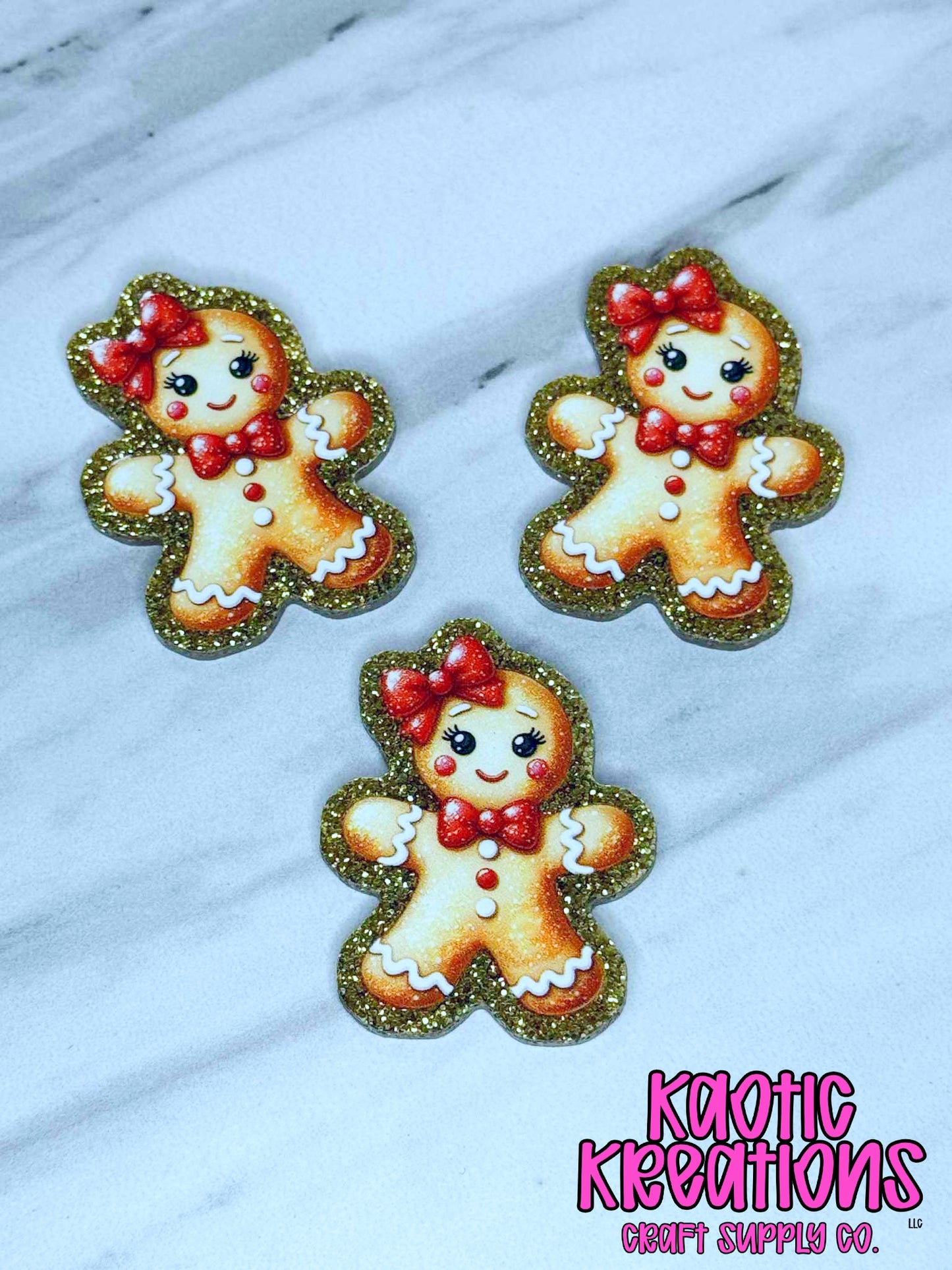 FLATBACK ACRYLIC GINGERBREAD F331 (1ct)