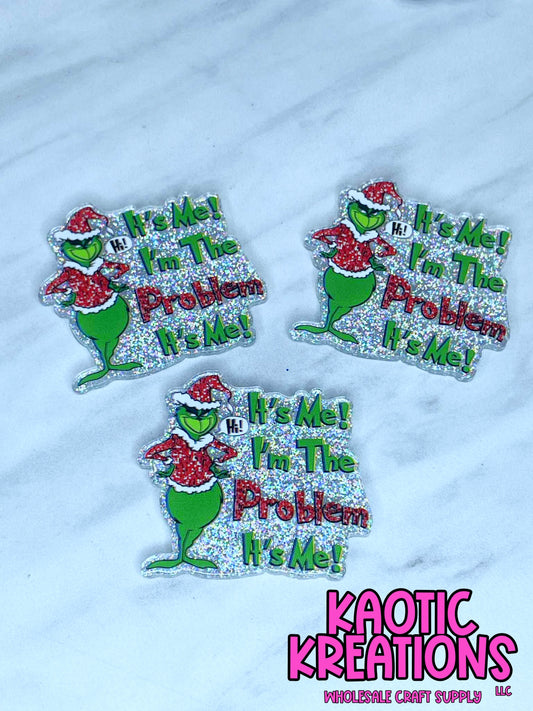 FLATBACK ACRYLIC I'M THE PROBLEM F576 (1ct)