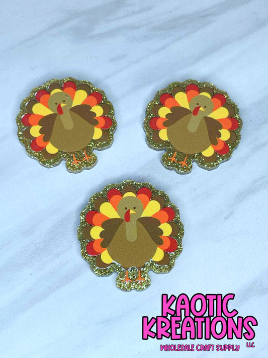 FLATBACK ACRYLIC TURKEY F520 (1ct)