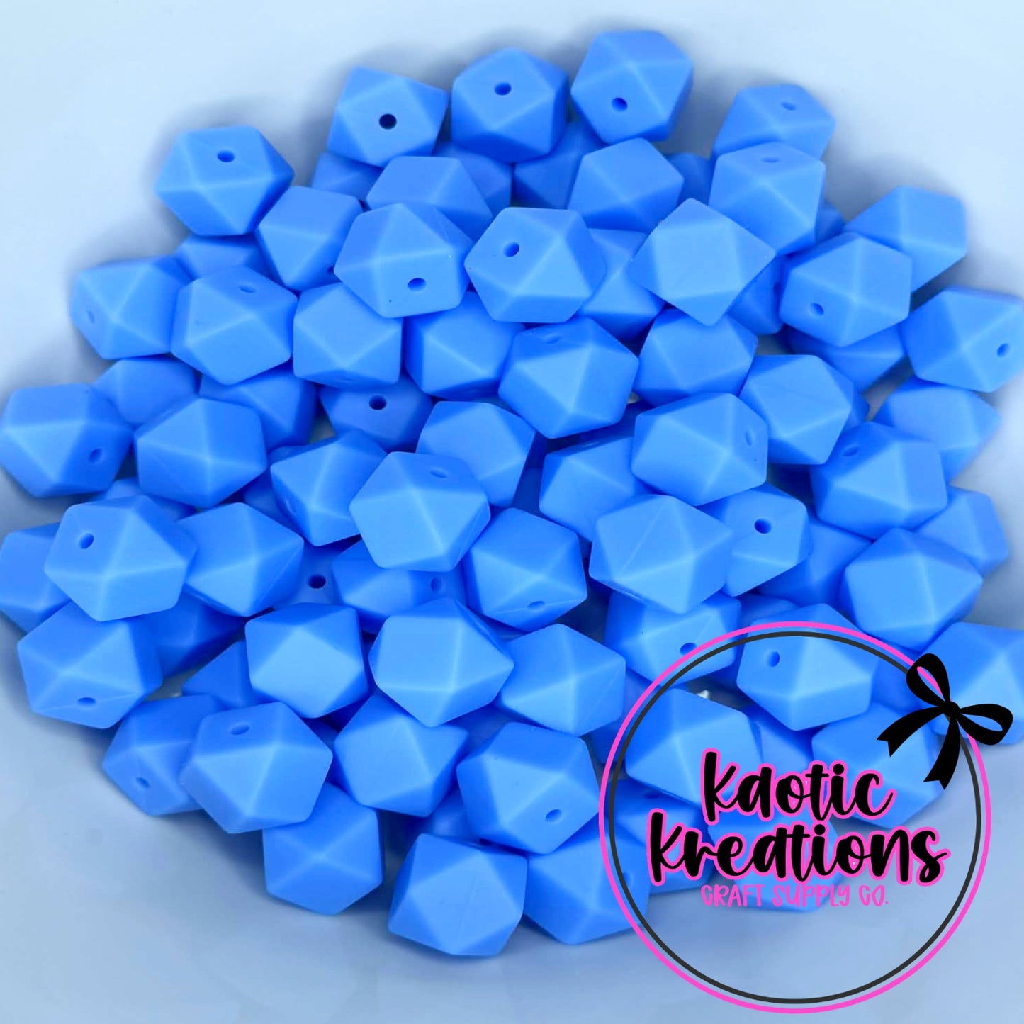 14MM HEXAGON CORNFLOWER #15 (10ct)