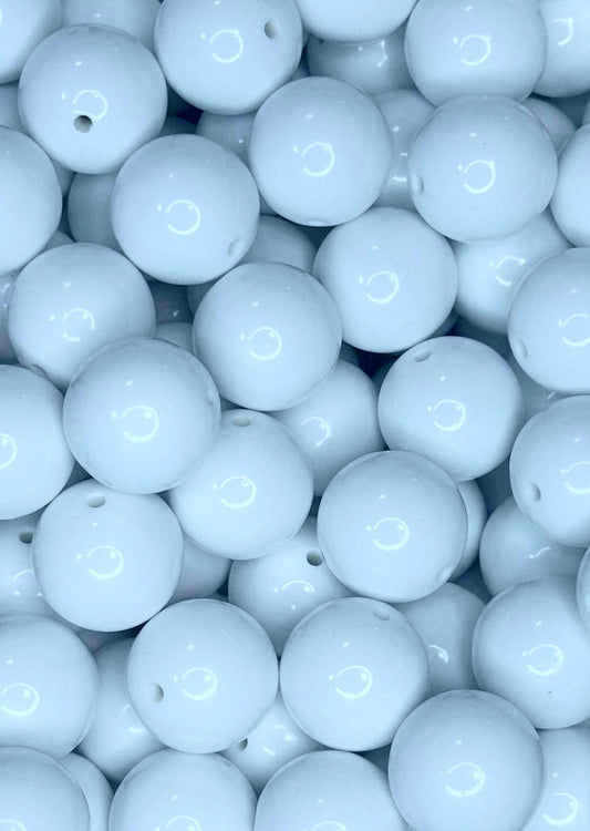 A7 20MM SOLID ACRYLIC BUBBLEGUM SNOW WHITE (1ct)