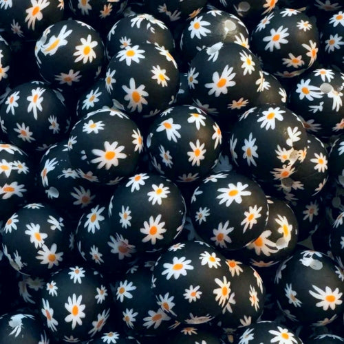 P500 LITTLE BLACK DAISY 15MM PRINT (1ct)