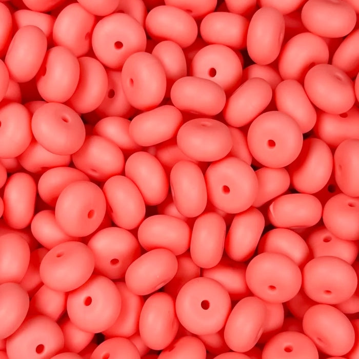 14MM ABACUS BEAD SALMON #107 (1ct)