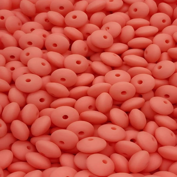 WHOLESALE PACK - 12MM LENTIL #107 SALMON (25ct)