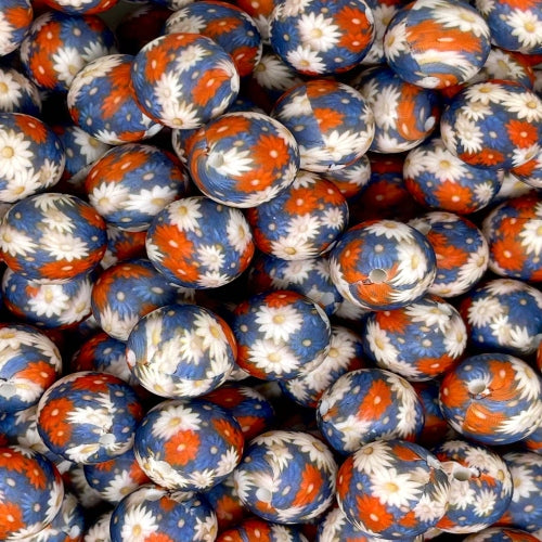 P521 RED WHITE BLUE FLORAL 15MM PRINT (1ct)