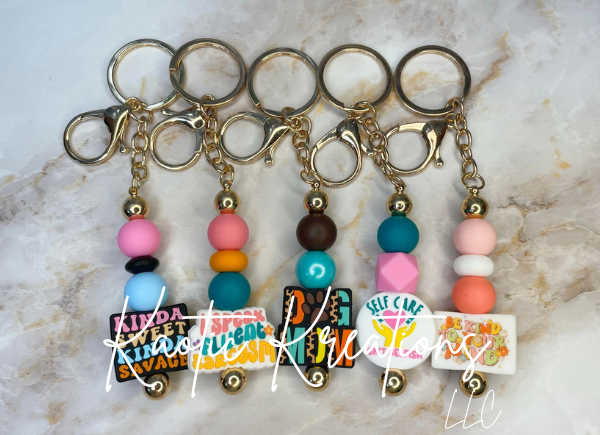 PRE-MADE BEADED KEYCHAIN BAR