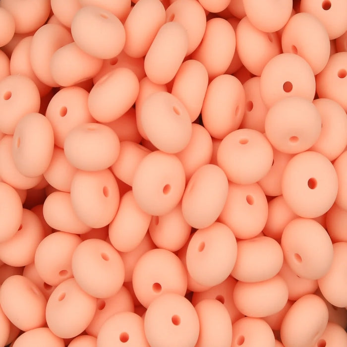 14MM ABACUS BEAD PEACHY #58