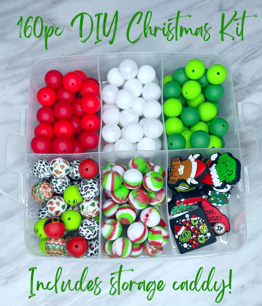 DIY CHRISTMAS STARTER KIT 160PC + STORAGE CADDY