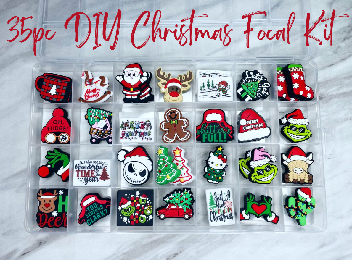 DIY CHRISTMAS FOCAL KIT 35PC + STORAGE CASE