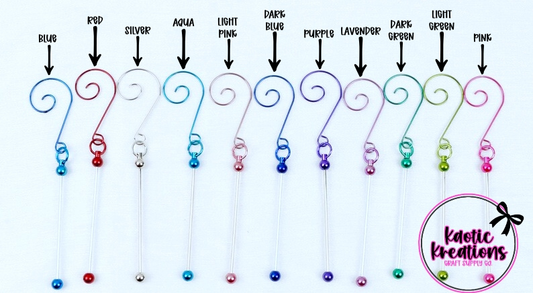 BEADABLE ORNAMENT HOOK (1ct)