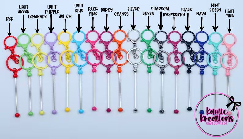 BEADABLE KEYCHAIN BAR (1ct)