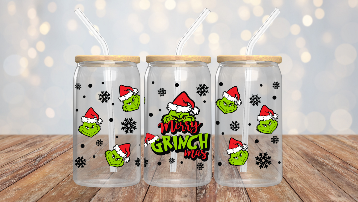 UV DTF 16OZ LIBBY WRAP MERRY GRINCHMAS L51 (1ct)