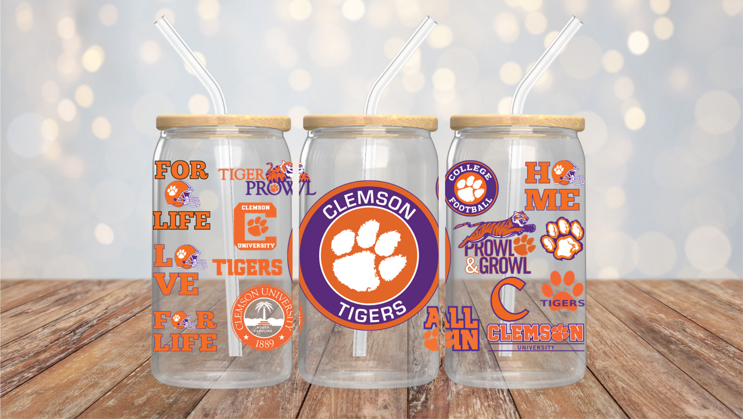 UV DTF 16OZ LIBBY WRAP CLEMSON L65 (1ct)