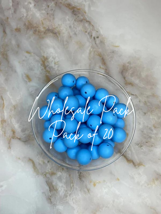 WHOLESALE - #14 CURIOUS BLUE 15MM SOLD 20 PACK