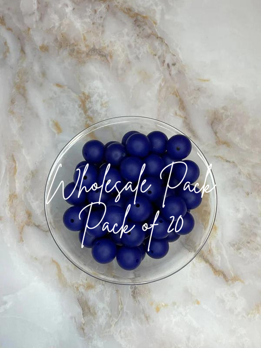 WHOLESALE - #2 INDIGO 15MM SOLID 20 PACK