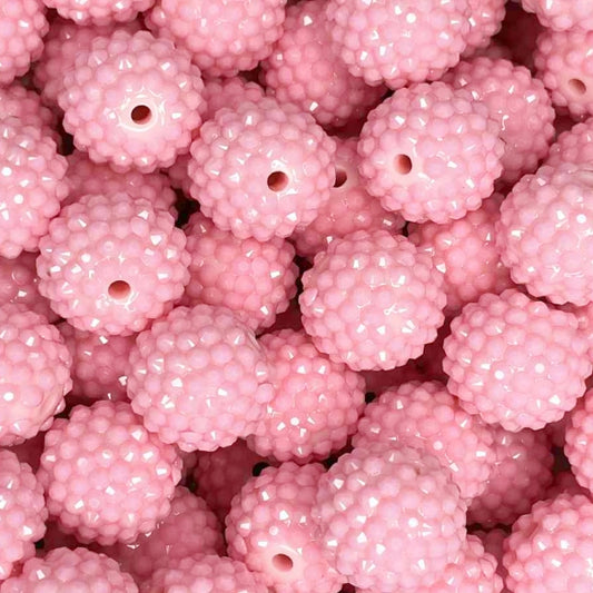 20MM JELLY RHINESTONE ACRYLIC LIGHT PINK (1ct)