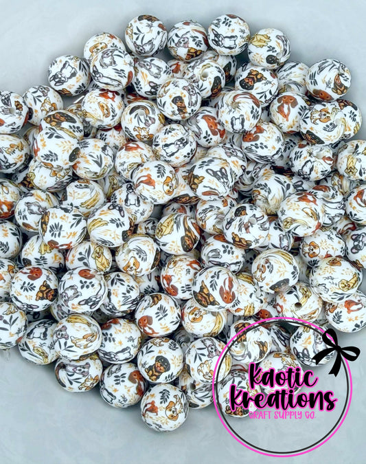 P731 PUPPIES 15MM PRINT (1ct)