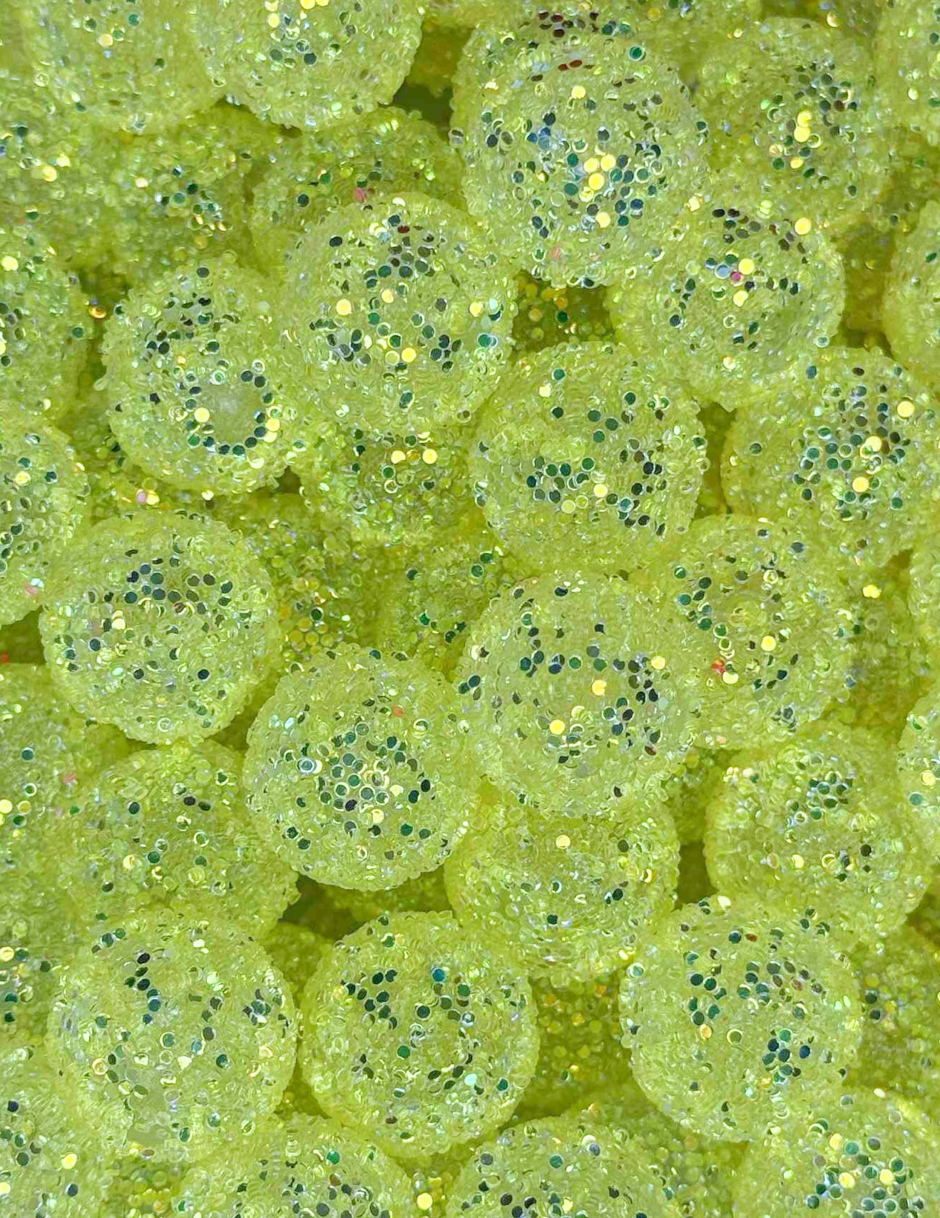 S5 20MM SUGAR SEQUIN BEAD TRANSPARENT YELLOW (1ct)