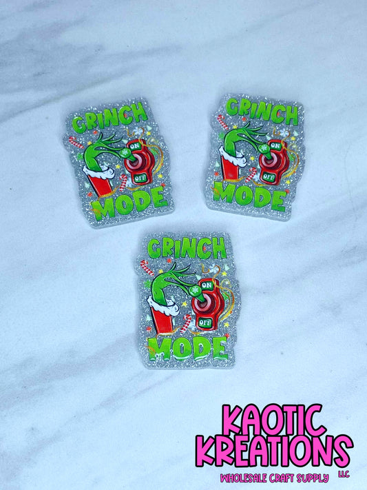 FLATBACK ACRYLIC GRINCH MODE F563 (1ct)