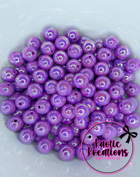 16MM OPAL ACRYLIC BEAD PURPLE OP11 (1ct)