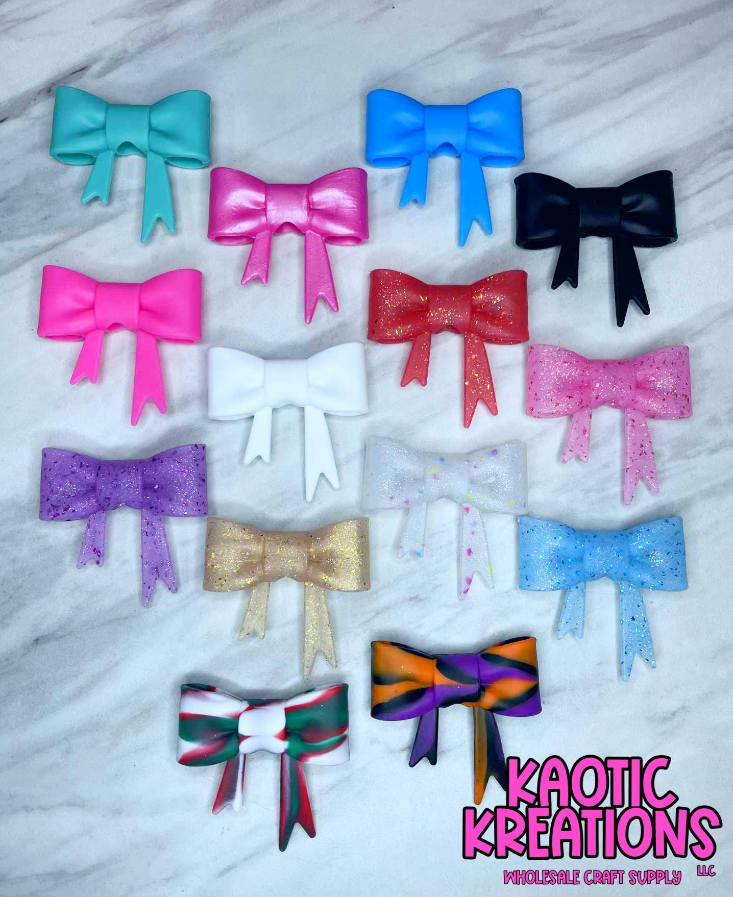 BEADABLE JUMBO SILICONE BOWS