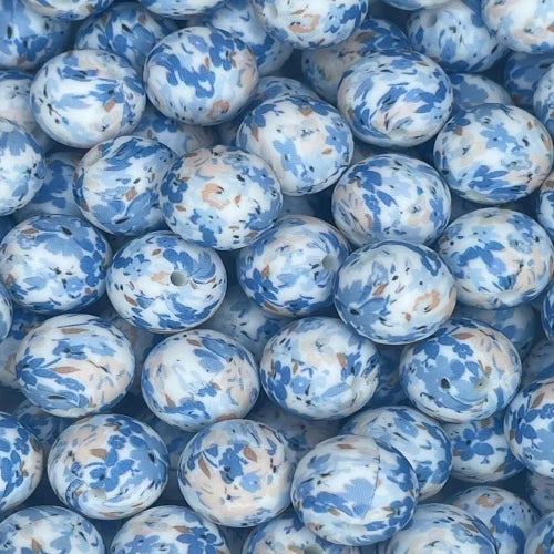 P691 SOFT BLUE FLORAL 15MM PRINT (1ct)