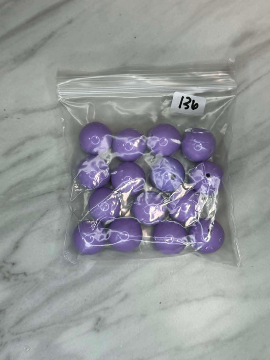 (SHOP DESTASH) 20MM ACRYLIC BEADS #136 (15ct)