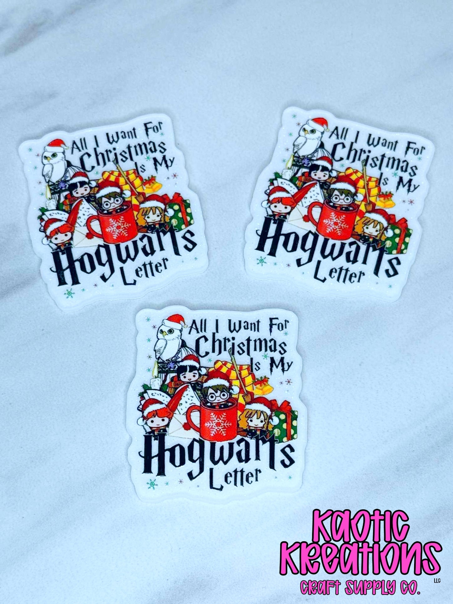 FLATBACK ACRYLIC HOGWARTS LETTER F277 (1ct)