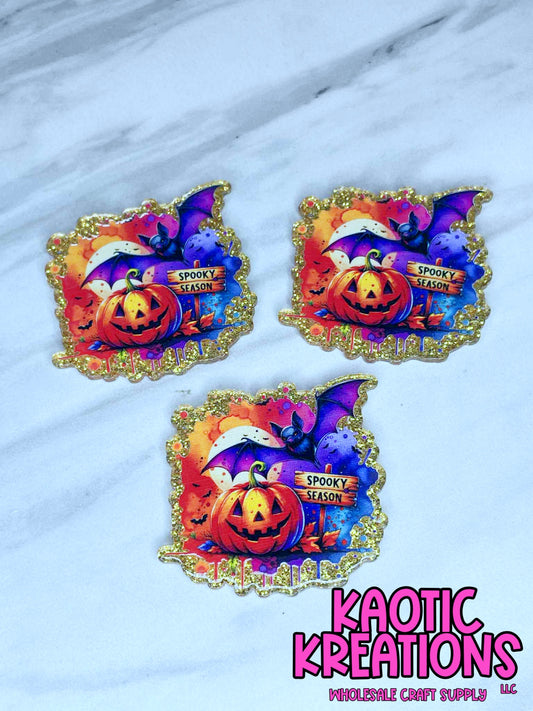 FLATBACK ACRYLIC SPOOKY SEASON F70 (1ct)