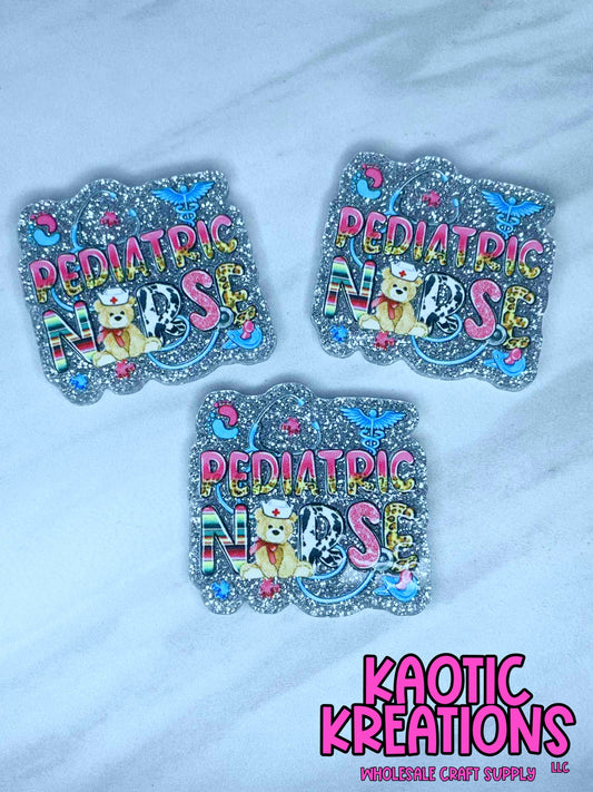 FLATBACK ACRYLIC PEDIATRIC NURSE F406 (1ct)